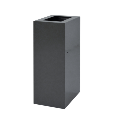 Couverture pour collecteur de recyclage, gris foncé