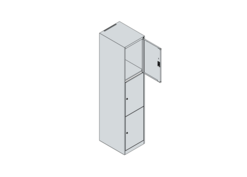 C+P armoire multicases Classic Plus, 3 compartiments