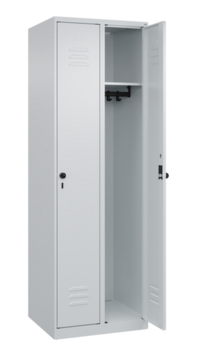 C+P Armoire vestiaire Classic Plus à 2 compartiments, largeur de compartiment 300 mm