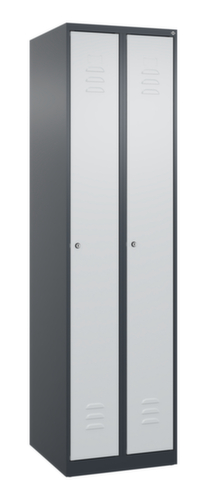 C+P Armoire vestiaire Classic Plus à 2 compartiments, largeur de compartiment 250 mm