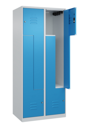 C+P Armoire vestiaire Z Classic Plus, largeur de compartiment 200/400 mm