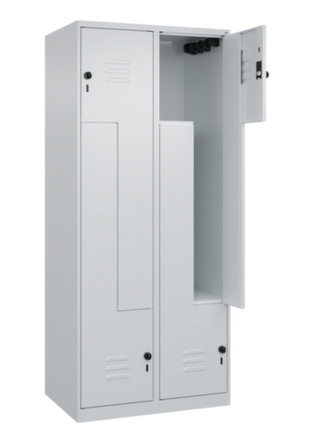 C+P Armoire vestiaire Z Classic Plus, largeur de compartiment 200/400 mm