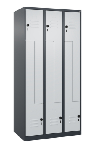C+P Armoire vestiaire Z Classic Plus, largeur de compartiment 150/300 mm