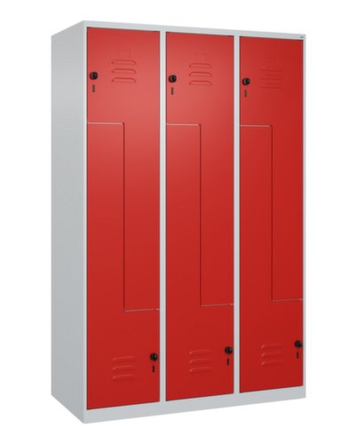C+P Armoire vestiaire Z Classic Plus, largeur de compartiment 200/400 mm