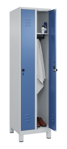 C+P Armoire vestiaire Classic Plus à 2 compartiments, largeur de compartiment 250 mm