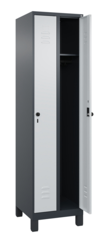 C+P Armoire vestiaire Classic Plus à 2 compartiments, largeur de compartiment 250 mm