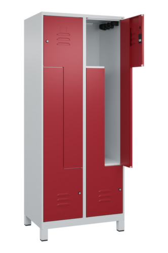 C+P Armoire vestiaire Z Classic Plus, largeur de compartiment 200/400 mm