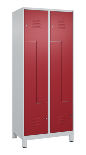 C+P Armoire vestiaire Z Classic Plus, largeur de compartiment 200/400 mm