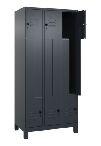 C+P Armoire vestiaire Z Classic Plus, largeur de compartiment 150/300 mm