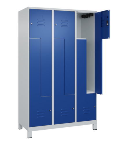 C+P Armoire vestiaire Z Classic Plus, largeur de compartiment 200/400 mm