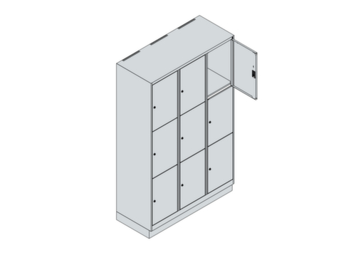 C+P armoire multicases Classic Plus, 9 compartiments