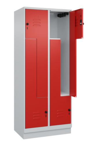 C+P Armoire vestiaire Z Classic Plus, largeur de compartiment 200/400 mm