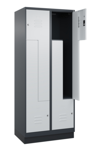 C+P Armoire vestiaire Z Classic Plus, largeur de compartiment 200/400 mm