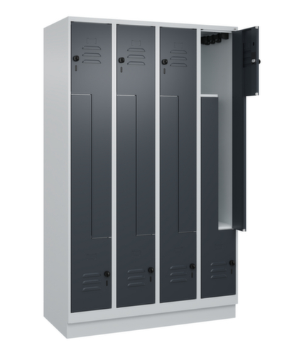 C+P Armoire vestiaire Z Classic Plus, largeur de compartiment 150/300 mm
