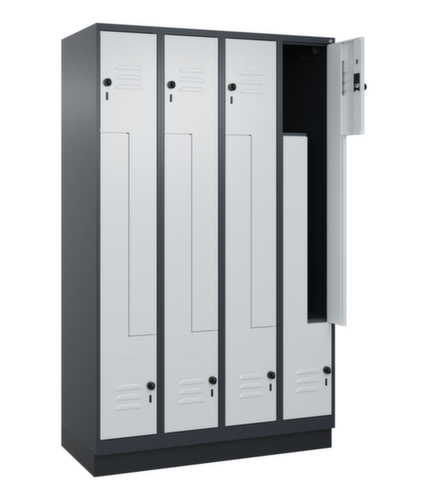 C+P Armoire vestiaire Z Classic Plus, largeur de compartiment 150/300 mm