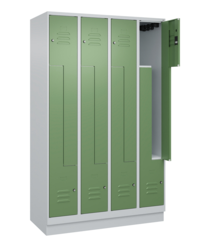C+P Armoire vestiaire Z Classic Plus, largeur de compartiment 150/300 mm