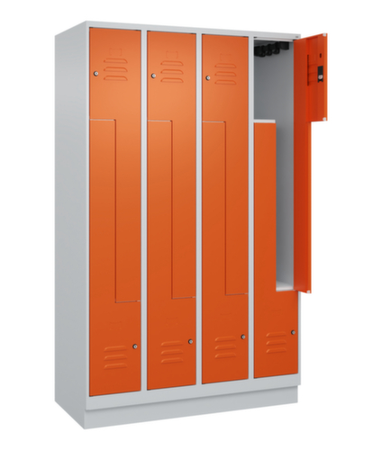 C+P Armoire vestiaire Z Classic Plus, largeur de compartiment 150/300 mm