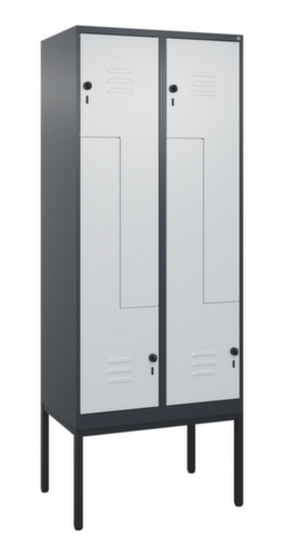 C+P Armoire vestiaire Z Classic Plus, largeur de compartiment 200/400 mm