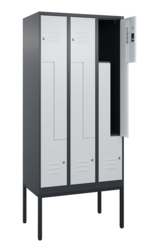 C+P Armoire vestiaire Z Classic Plus, largeur de compartiment 150/300 mm