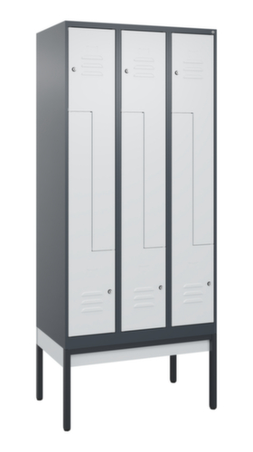 C+P Armoire vestiaire Z Classic Plus, largeur de compartiment 150/300 mm