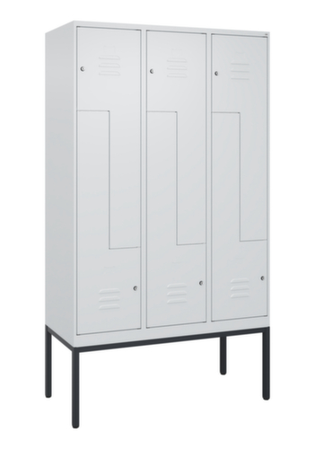 C+P Armoire vestiaire Z Classic Plus, largeur de compartiment 200/400 mm