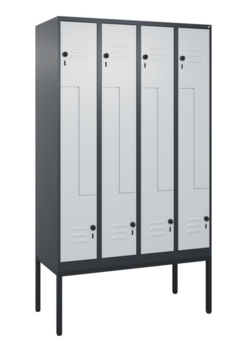 C+P Armoire vestiaire Z Classic Plus, largeur de compartiment 150/300 mm