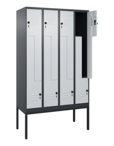 C+P Armoire vestiaire Z Classic Plus, largeur de compartiment 150/300 mm
