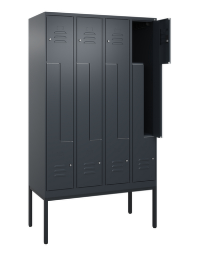 C+P Armoire vestiaire Z Classic Plus, largeur de compartiment 150/300 mm
