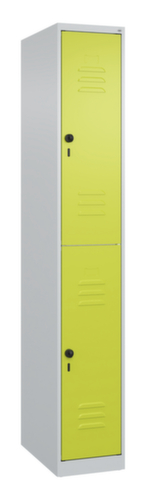 C+P Armoire vestiaire à deux niveaux Classic Plus, largeur de compartiment 300 mm