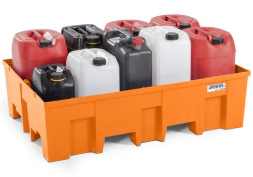 Bac de rétention PE base-line pour fûts de 200 litres