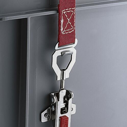 Bac certifié UN avec couvercle rabattable, capacité 55 l