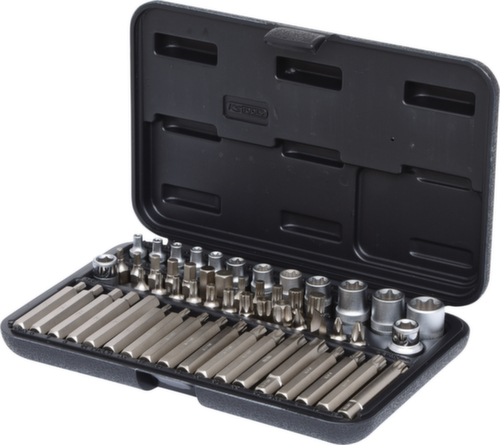 KS Tools 1/4"+3/8"+1/2" Torx socket and bit set