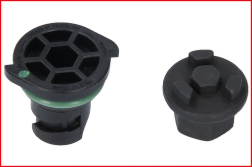KS Tools 3/8" oil service special profile set for plastic oil drain plugs