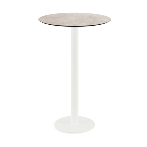 VEBA Table haute Essentials Urban, Ø 700 mm, panneau Moonstone