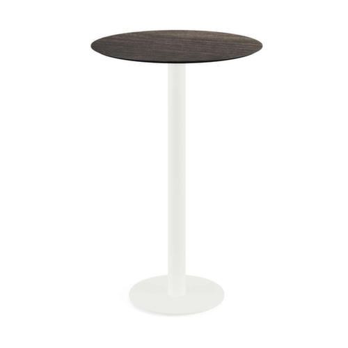 VEBA Table haute Essentials Urban, Ø 700 mm, panneau bois délavé