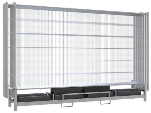 Schake Ensemble Light de 10 éléments deSchake clôture Light, hauteur x largeur 2000 x 3500 mm