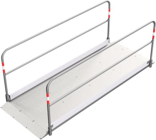 Schake Passerelle piétons avec plateforme en aluminium, longueur x largeur 2700 x 1000 mm