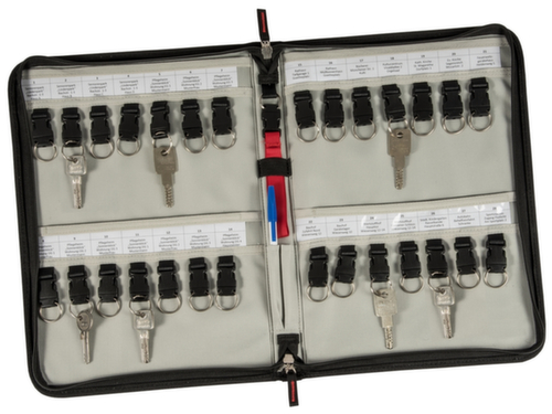 EICHNER Classeur organiseur à clés XL avec système de clips