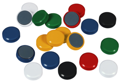 EICHNER Aimant rondelle, jaune, hauteur x Ø 10 x 30 mm