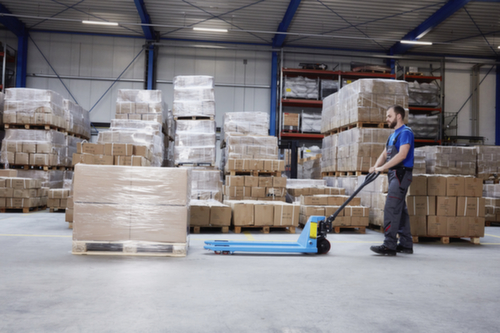 Hanselifter Transpalette, 2000 kg force, polyuréthane/polyuréthane