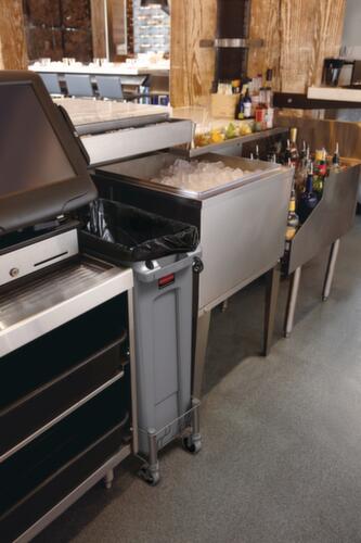 Rubbermaid Collecteur de recyclage Slim Jim® avec conduits d'air, 60 l, bleu