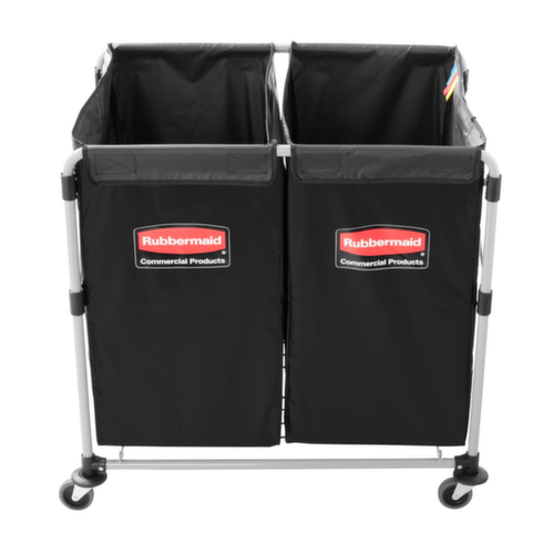 Rubbermaid Sac à linge X-Cart pour chariot pour linge pliable pour chariot pour linge, capacité 150 l