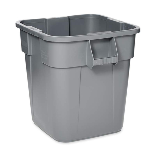 Rubbermaid Conteneur de recyclage carré BRUTE, 106 l, gris