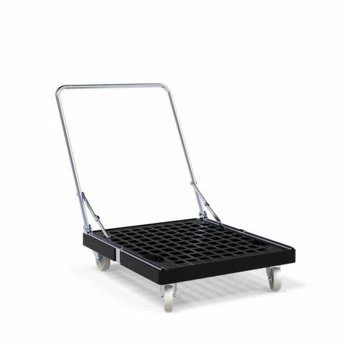 Plateau roulant BASICline avec poignée, noir