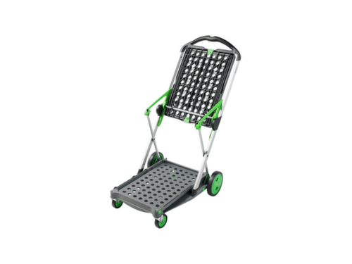 Mobile pliable CLAX, y compris boîte pliante, force 60 kg, 2 plateaux