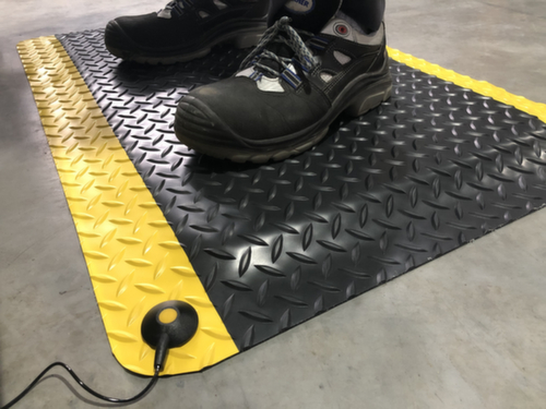 kit de tapis de sol anti-fatigue ESD DUPLEX PRO, longueur x largeur 2000 x 900 mm