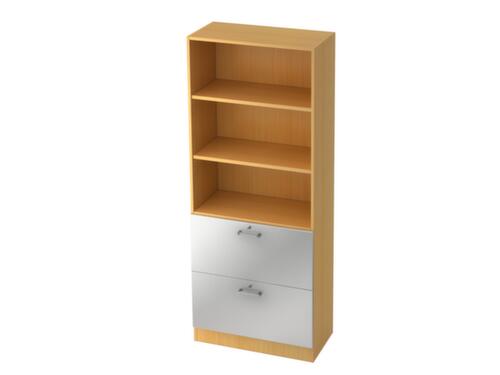 Armoire combinée Solid avec 2 tiroirs pour dossiers suspendus
