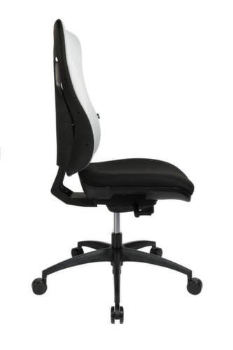 Topstar Siège de bureau pivotant Net Pro 100 avec mécanisme synchrone ponctuel, Dossier maille, noir