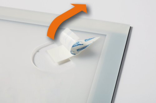 Durable Cadre magnétique DURAFRAME® WALLPAPER, DIN A4, face arrière autocollante