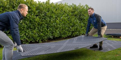 Tapis de protection de sol EuroMat TTEM, longueur x largeur 2410 x 1200 mm